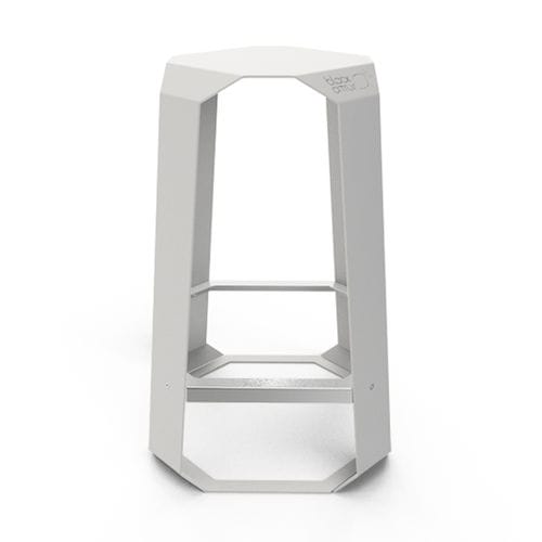 Tabouret de bar contemporain - EDGE - Black-Citrus - en bois / en Plexiglas® / avec piètement en acier inoxydable