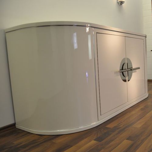 Buffet Art Déco - OAM00211 - Münsterland Gruppe GmbH & Co. KG - en bois laqué / beige