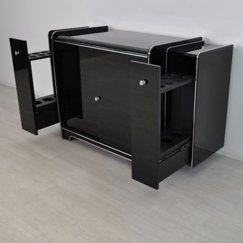 Buffet Art Déco - OAM00338 - Münsterland Gruppe GmbH & Co. KG - en bois laqué / noir