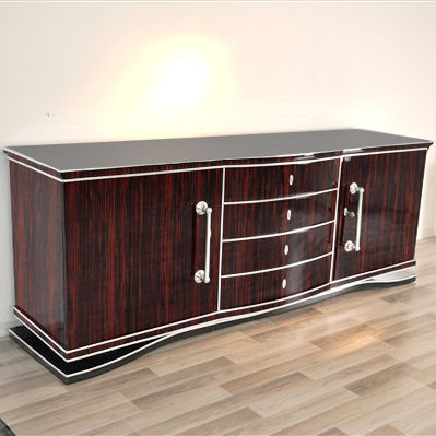 Buffet Art Déco - OAM00523 - Münsterland Gruppe GmbH & Co. KG - en ébène de macassar