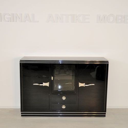 Buffet haut - OAM00324 - Münsterland Gruppe GmbH & Co. KG - Art Déco / en bois laqué / en ébène de macassar