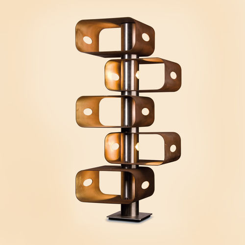 Lampe sur pied - Cubica - Hi Project srl - Brillamenti - en acier inoxydable / contemporaine / d'intérieur