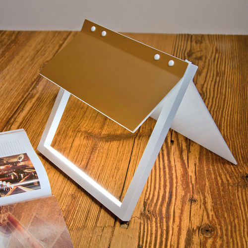 Lampe de table - KATHÈ - Hi Project srl - Brillamenti - en aluminium / en méthacrylate / contemporaine