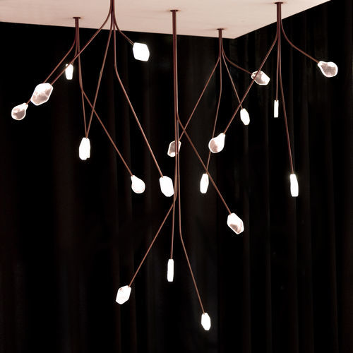 Suspension - Petalo - Hi Project srl - Brillamenti - en laiton / en verre de Murano / contemporaine
