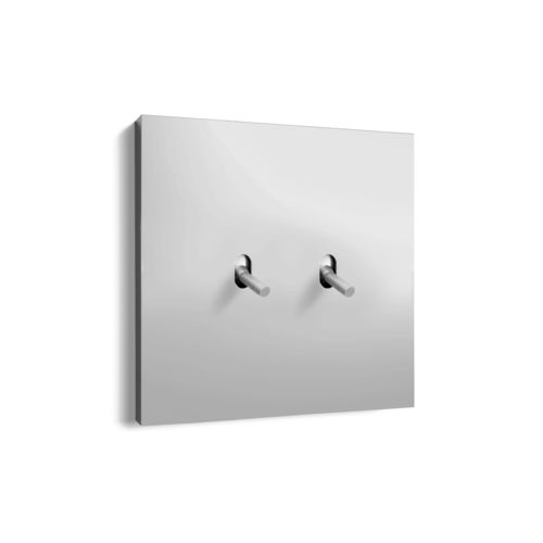Interrupteur à levier - IC3570 - ICÓNICO - encastré / double / en métal