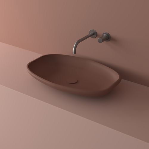 Vasque à poser - LO2L - ICÓNICO - en Solid Surface / contemporaine