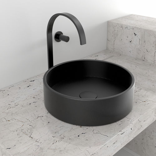Vasque à poser - LR1M - ICÓNICO - en Solid Surface / ronde / contemporaine