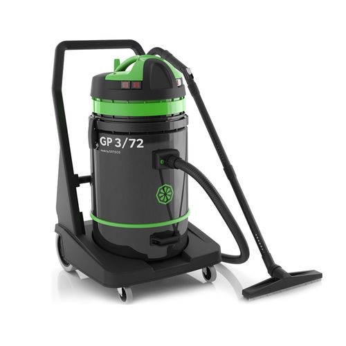 Aspirateur professionnel - GP 3/72 W&D  - IPC - traîneau / à sec / avec fil
