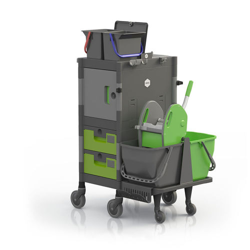 Chariot de ménage - BRIX COMPACT - IPC - professionnel / en plastique