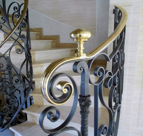 Garde-corps en fer forgé - PROVANCE - Tessaro Group - à barreaux / d'intérieur / pour escalier