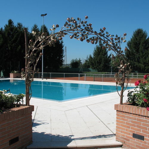 Sculpture en fer forgé - ARCH - Tessaro Group - d'extérieur