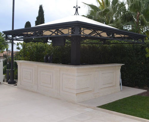 Gazebo en fer forgé - Tessaro Group - pour bar