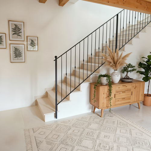 Garde-corps en fer forgé - ESSENZIALE - Tessaro Group - à barreaux / d'intérieur / pour escalier