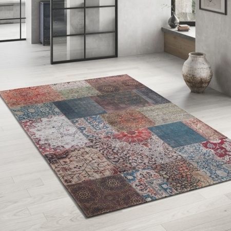 Tapis contemporain - MASH - LUSOTUFO - patchwork / en polyester / en coton