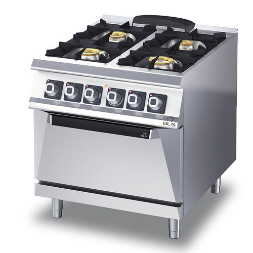 Cuisinière à gaz - D74/10CGE - Olis Ali Group S.r.l. - en inox / en fonte