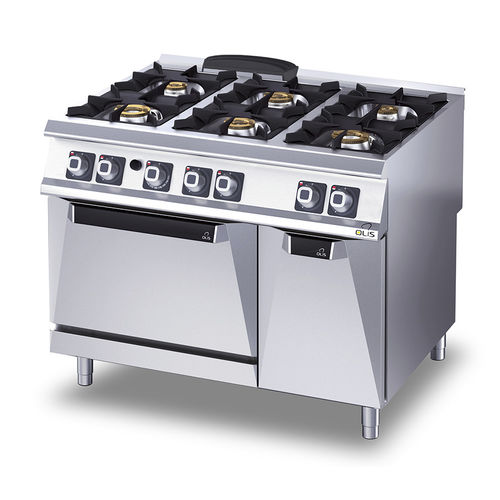 Cuisinière à gaz - D96/10CGG - Olis Ali Group S.r.l. - professionnelle / en inox / en fonte
