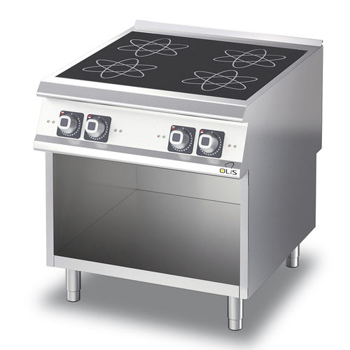 Cuisinière à induction - D94/10GCI - Olis Ali Group S.r.l. - professionnelle / en inox / en céramique