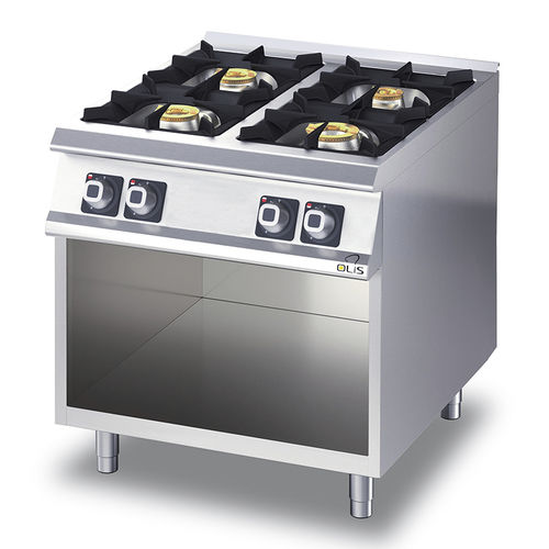 Cuisinière à gaz - D74/10CG - Olis Ali Group S.r.l. - professionnelle / en inox / en fonte