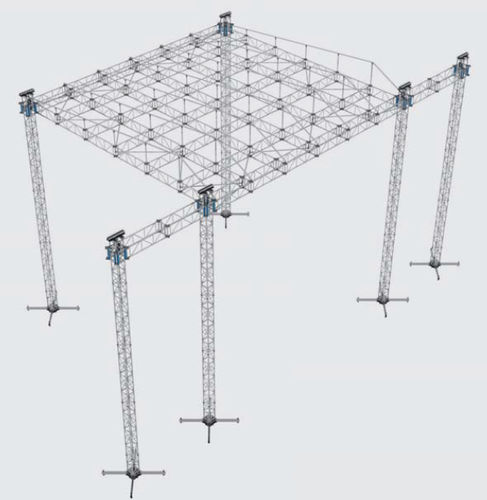 Système de toiture en métal - SPI studio progetti innovazioni di Faggiotto Elberino - modulaire / de profilé métallique / pour le secteur événementiel