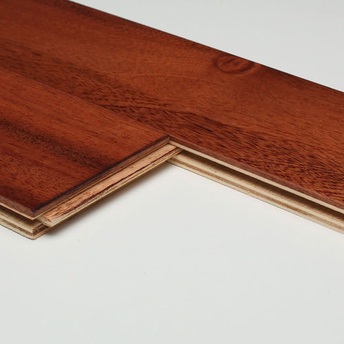 Parquet contrecollé - Castro Wood Floors - en sapelli / huilé / laqué