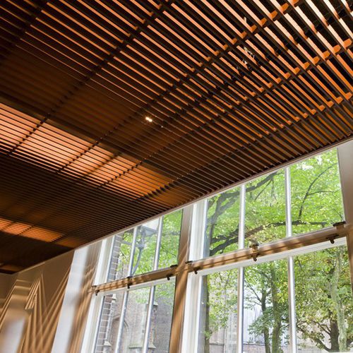 Faux-plafond en aluminium - QUADRO LINE - Integra - Interior Systems - en fibre de polyester / en panneaux / pour bureau