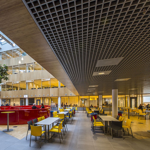Faux-plafond en aluminium - DELTA LINE - Integra - Interior Systems - en fibre de polyester / en panneaux / pour bureau
