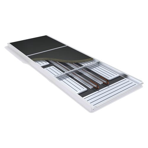 Faux-plafond en métal - NEXT HYBRID® - Integra - Interior Systems - en panneaux / en îlot / pour bureau