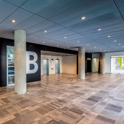 Faux-plafond en aluminium - HOOK-ON - Integra - Interior Systems - en acier galvanisé / en panneaux / pour bureau