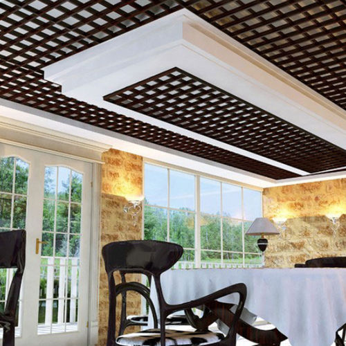Faux-plafond en bois - GRATE SYSTEM - Integra - Interior Systems - en dalles / pour bureau / d'intérieur