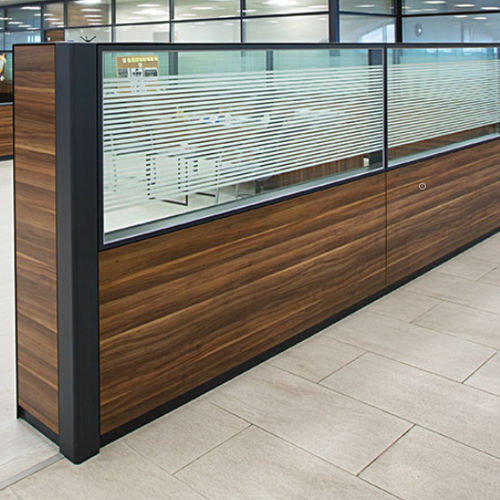 Cloison fixe - SEPERA - Integra - Interior Systems - mobile / vitrée / en bois