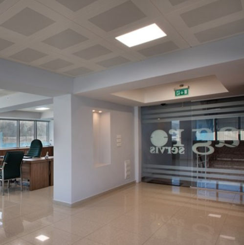Luminaire encastrable au plafond - TILE ZONE 40S - Integra - Interior Systems - à LED / linéaire / circulaire