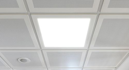 Luminaire encastrable au plafond - TILE ZONE 48S - Integra - Interior Systems - à LED / circulaire / carré