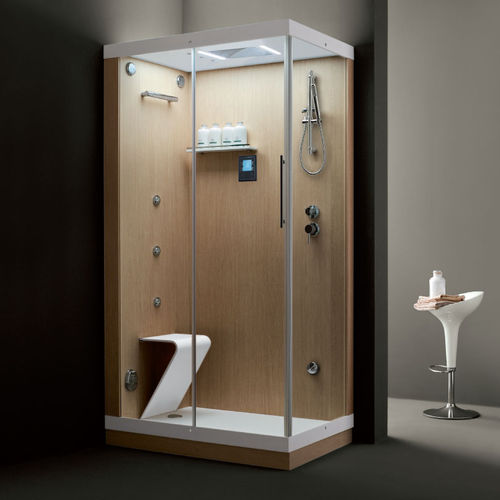 Cabine de douche en verre - CENTO.20.90 - ilma srl - à portes coulissantes / d'angle