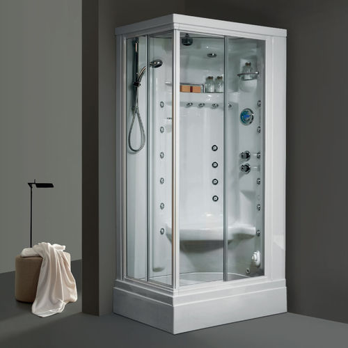 Cabine de douche en verre - WIND - ilma srl - à portes coulissantes / d'angle