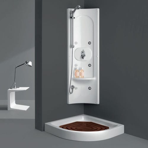 Colonne de douche blanche - STAR 140 A - ilma srl - murale / contemporaine / en panneau