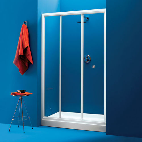 Paroi de douche pliante - ACQUA QP1 - ilma srl - en niche