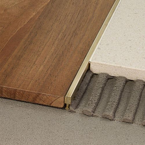 Profilé de séparation en métal - PROJOINT R - PROFILPAS - pour carrelage / de section rectangulaire / doré