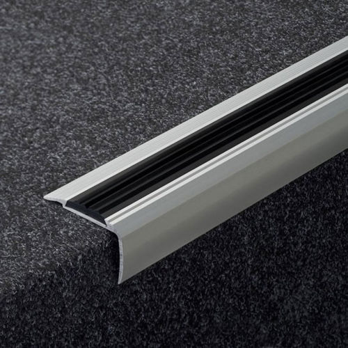 Nez de marche en caoutchouc - PROTECT 79-125 - PROFILPAS - aluminium / antidérapant
