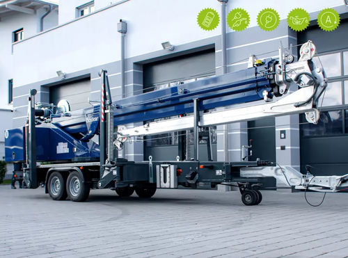 Grue télescopique - AHK 30 KS - Böcker Maschinenwerke GmbH - à flèche relevable / hydraulique / mobile