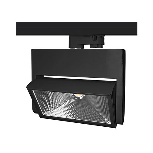 Éclairage sur rail à LED - FLASH : TR124WW05 - Indigo Lighting - carré / en fonte d'aluminium / professionnel