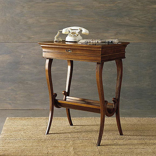 Table d'appoint classique - 628 - flli zorzella mobili - en bois / rectangulaire / avec rangement