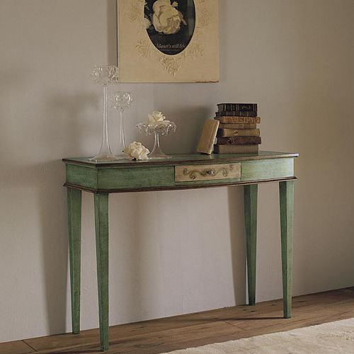 Console classique - 605 - flli zorzella mobili - en bois / rectangulaire / avec tiroir