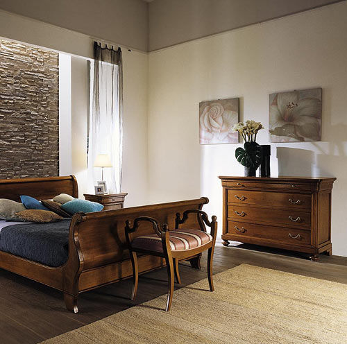 Bout de lit classique - 631 - flli zorzella mobili - en tissu / en bois