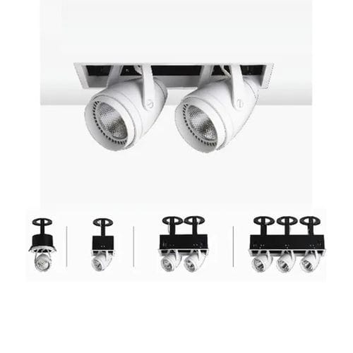 Éclairage sur rail à LED - TLF series - ULTIMATELED - conique / en métal / pour l'industrie agroalimentaire