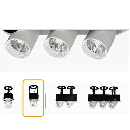 Éclairage sur rail à LED - TLE series - ULTIMATELED - cylindrique / en métal / pour l'industrie agroalimentaire