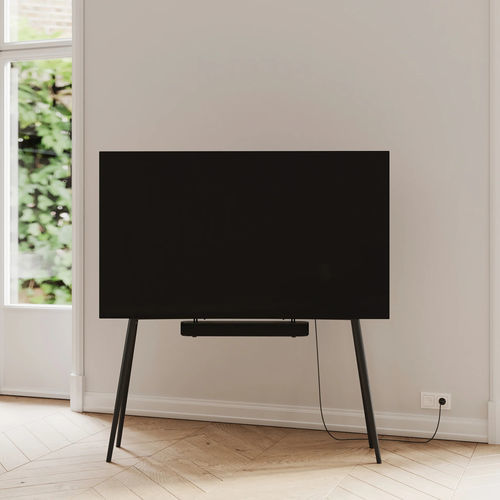 Support TV sur pied contemporain - XL / BLACK - Esthete LLC - en bouleau / résidentiel / 200 x 200