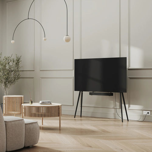 Support TV sur pied contemporain - XL / YakiSugi - Esthete LLC - en chêne / résidentiel / 200 x 200