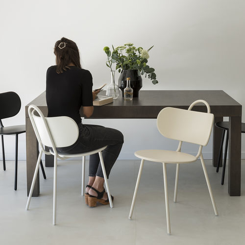 Chaise contemporaine - swim - bibelo - d'extérieur / d'intérieur / en métal