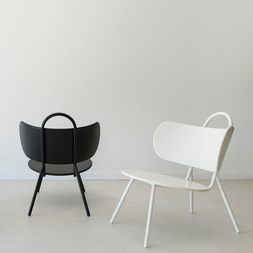 Chauffeuse contemporaine - swim - bibelo - en métal / en métal / ronde