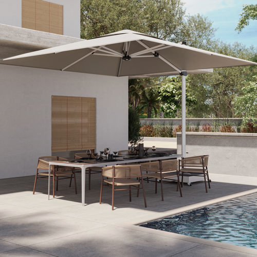 Parasol carré - PALESTRO PRO - Solero Parasols - rectangulaire / déporté / orientable